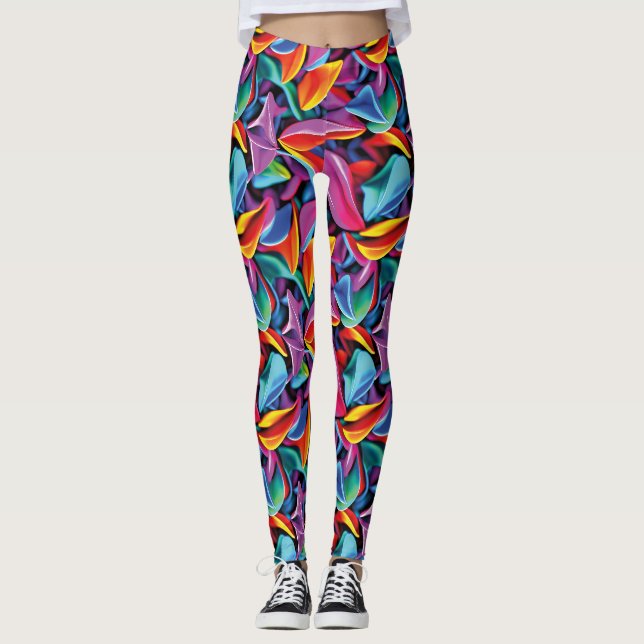 Legging Padrão Vibrante (Frente)