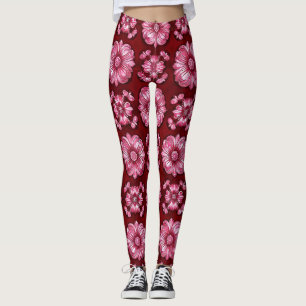 Legging Padrão Vibrante Multicolorido