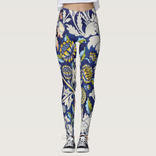 Legging Padrão Vintage William Morris