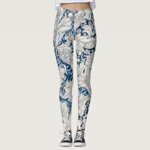 Legging Padrão Vintage William Morris
