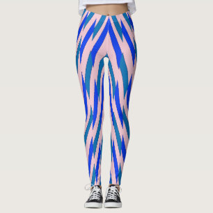 Legging Padrão zigzag multicor "Perna Ratti_Creative_Arts