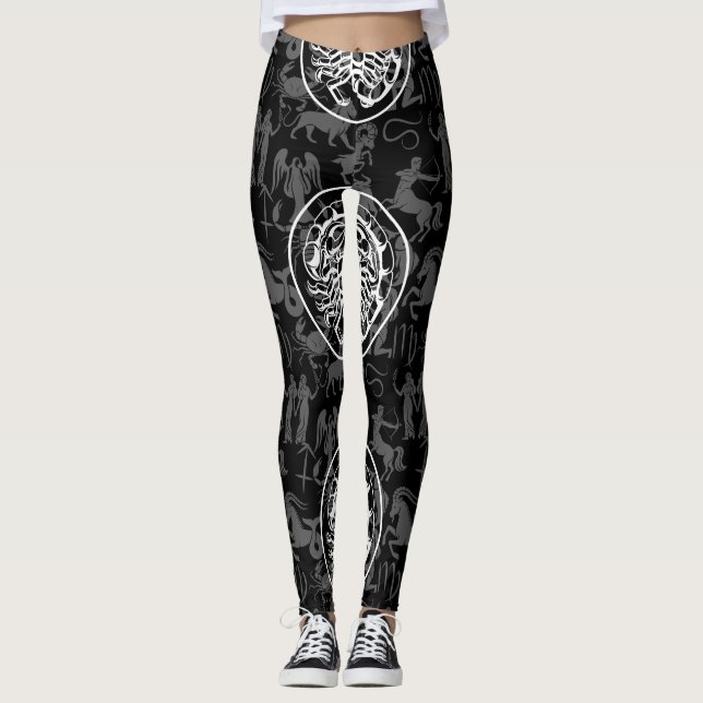 Legging Padrão Zodiac Z02 - Scorpio.w (Frente)