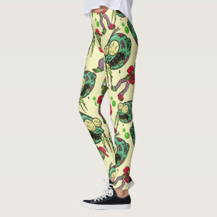 Legging Padrão Zombie doente