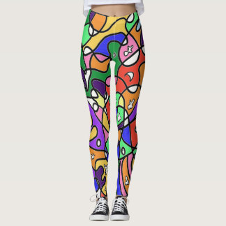 Legging Padrões Abstratos