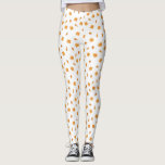 Legging Padrões de frango e waffles secos<br><div class="desc">Padrão com ilustrações inspiradas pela aquarela de waffles,  pernas de frango frito e asas de frango.</div>