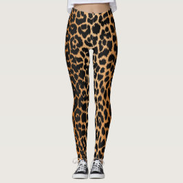 Legging Padrões de impressão de animais de Trendy Leopard