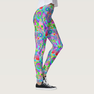 Legging Padrões De Mão E Digitalmente Pintados Artigo 22º