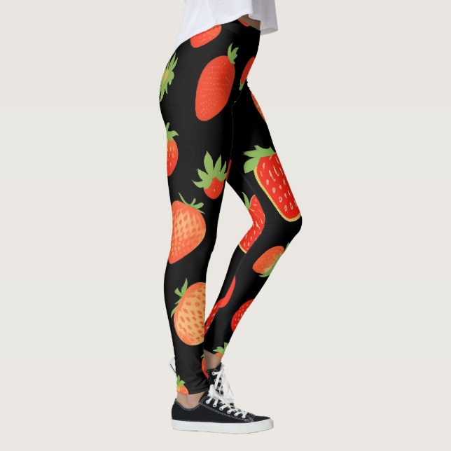 Legging Padrões de morango (Direita)