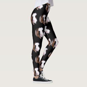 Legging Padrões de Porco-Guiné, Cheios-Impressões-damas