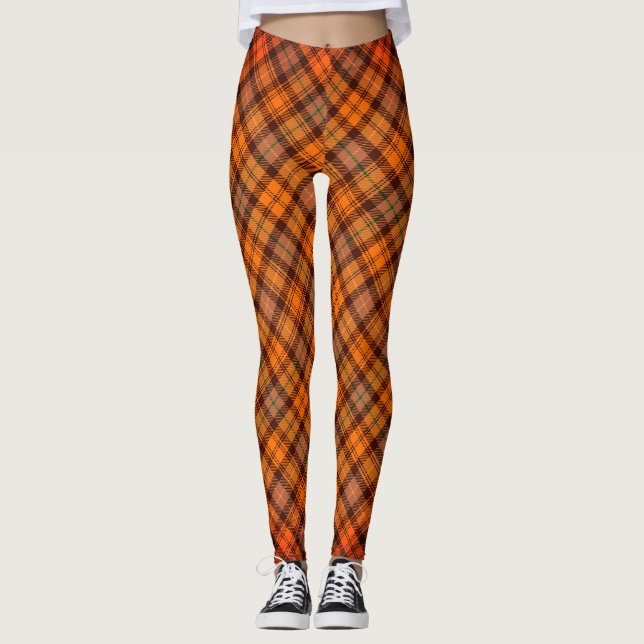 Legging padrões de xadrez (Frente)
