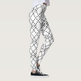 Legging Padrões geométricos de quatro lentes feitos de pon