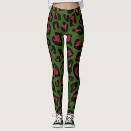 Legging Padrões sem focas de Leopard