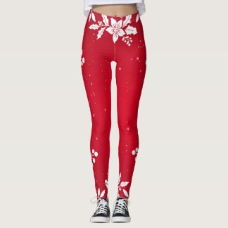 LEGGING PADRÕES VERMELHOS IMPRESSOS