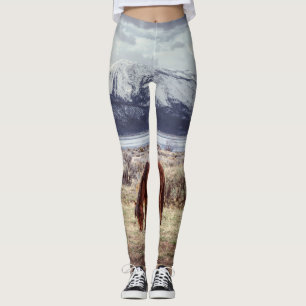 Legging Paisagem de inverno de Nevada.