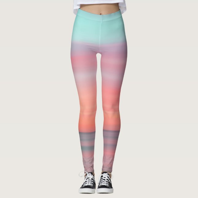 Legging Paisagem do Mar Bonita (Frente)