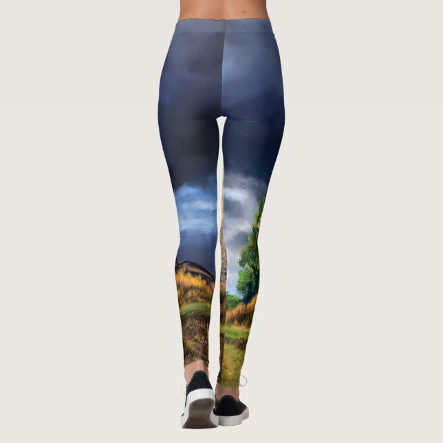 Legging Paisagem e Clima nos Países Baixos - Desenho (Verso)