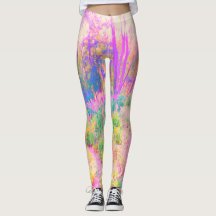 Paisagem iluminada de jardim rosa e coral