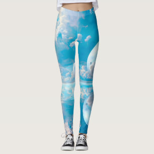 Legging Paisagem Surreal da Natureza Sonhadora
