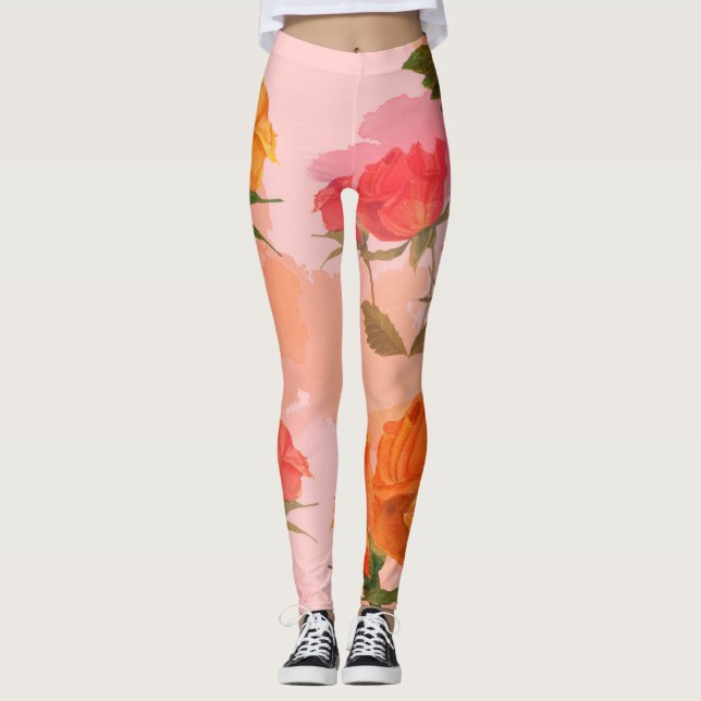 Legging Paisley bandana impressão, design de cachecol de s (Frente)