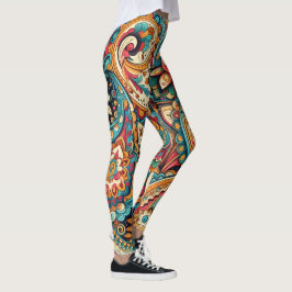 Legging Paisley chic