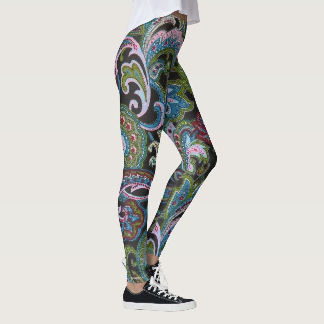Legging Paisley Green (Direita)