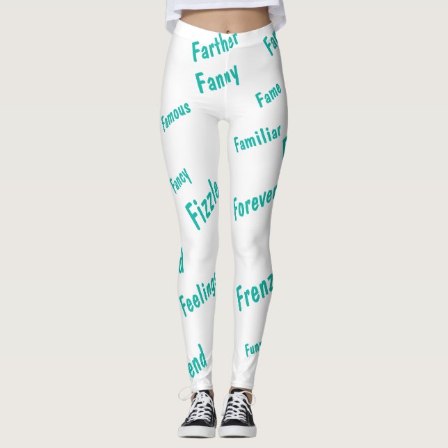 Legging Palavras F aleatórias (Frente)