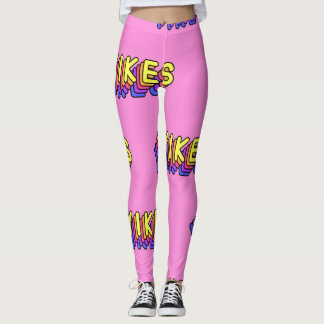 Legging Palavras: Papel de parede cor-de-rosa.