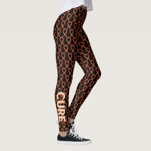 Legging Palavras Personalizadas de Friso de Consciência L