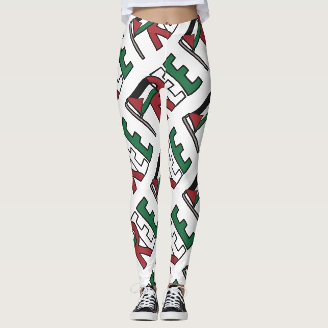 Legging Palestina Livre (Frente)