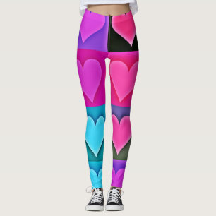Legging Paleta de Amor Vivo: Felicidade Cardíaca