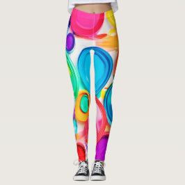 Legging Paleta de Tinta Vibrante