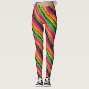 Legging paletas multicoloridas