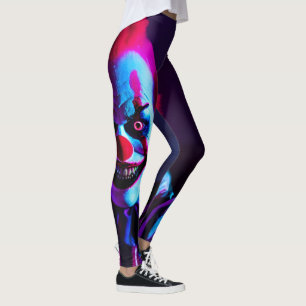 Legging palhaço assustador