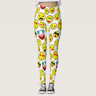 Legging palhaço engraçado emojis