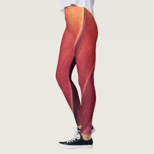 Legging Palm Fronts in Rust and Dourado
