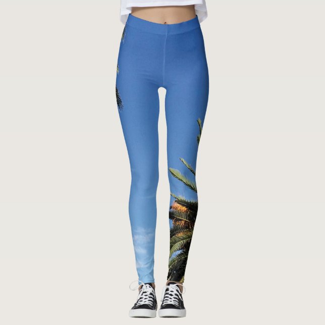 Legging Palmeiras de Verão (Frente)