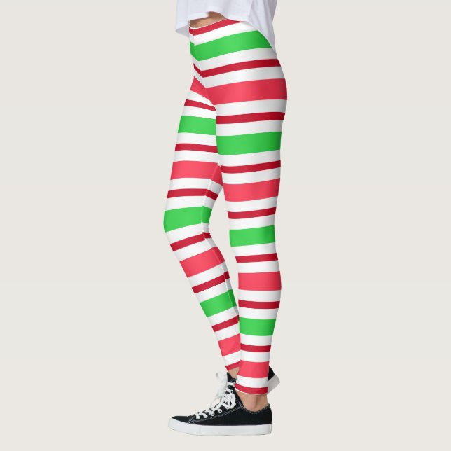 Legging Pancas de estilhaços de Natal festivos (Esquerda)