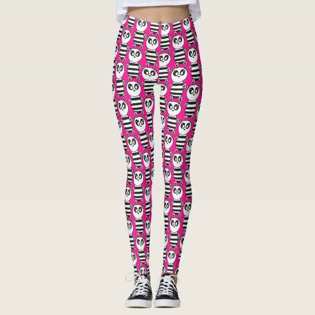 Legging Panda Crianças (Frente)