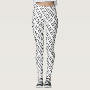 Legging Panda de brinquedo de bordado cruzado original