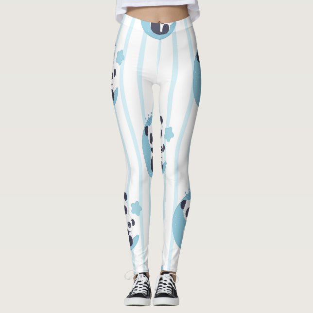 Legging Panda Lover | A Vida É Melhor Com Um Panda (Frente)