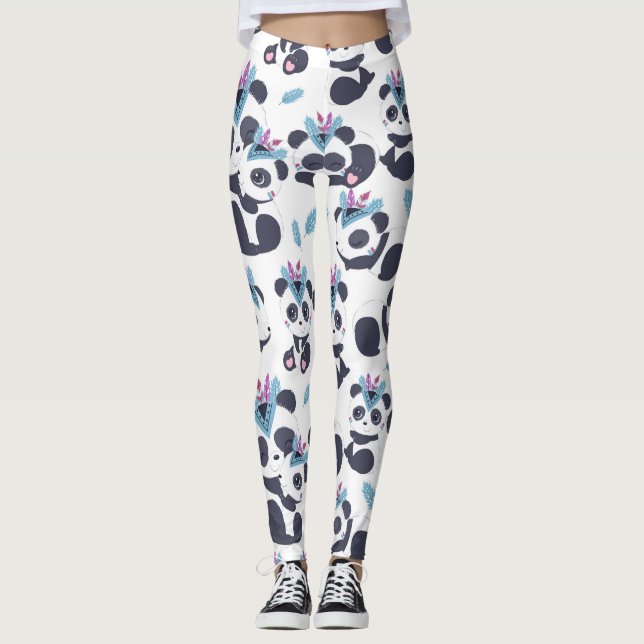 Legging Panda Lover | É Como O Panda (Frente)