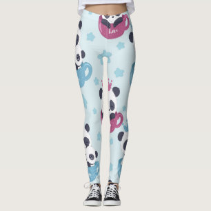 Legging Panda Lover   O Panda É Um Animal Desagradável