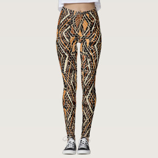 Legging Pano africano vibrante da lama