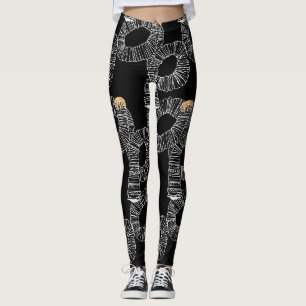 Legging Panquecas Não São Pilha Tão Curta