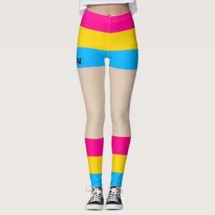 Legging Pansexual Pride Faux Shorts & Legs