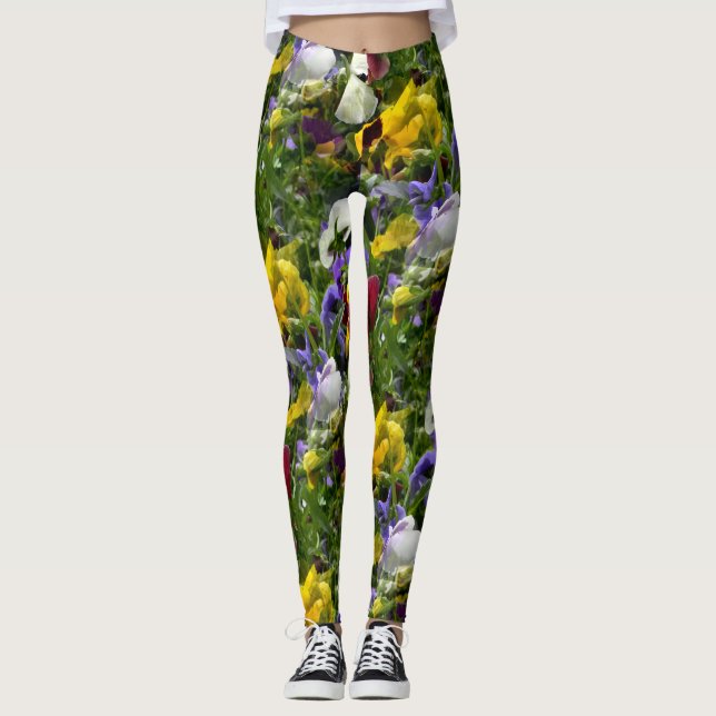 Legging Pansies Forever... (Frente)