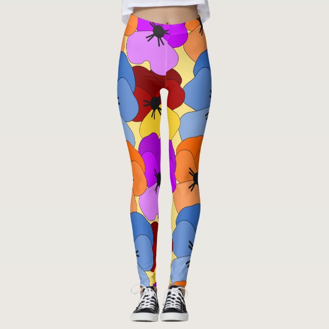 Legging Pansy Collage (Frente)