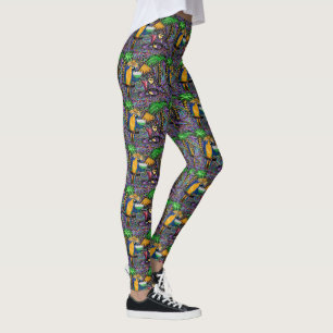 Legging Papagaio de Festa na Praia