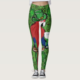 Legging Papagaio do Dia de São Patrício