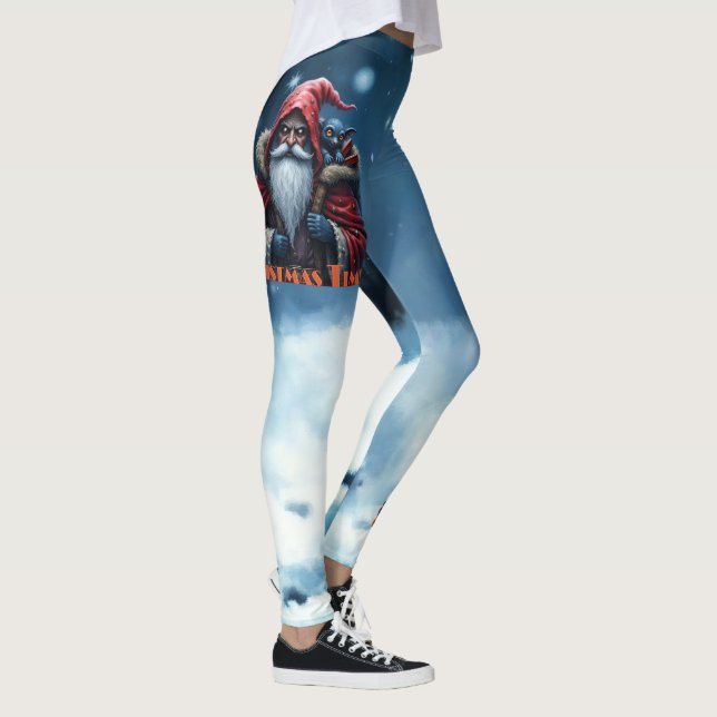Legging Papai Noel Frostbite & Seu Duende Travesso. (Direita)